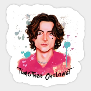 Fanart Timothee Chalamet Merch Sticker